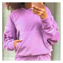 Fleece Activewear Wholesale Cotton Custom Women Sweatshirt